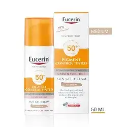 pigment control tinted uneven skin tone sun gel- cream 50ml - eucerin