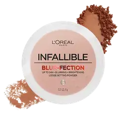 INFALLIBLE BLur-Fection Longwear Loose Setting Powder 15 TRANSLUCENT MEDIUM DEEP 6g _ L'OREAL PARIS