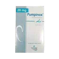 Pumpinox 20mg (Esomeprazole) 20 Enteric Coated Tablets _ Pharma International