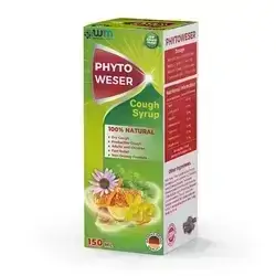 phyto weser cough syrup 100% natural dry cough adult and children