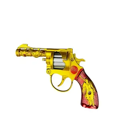 Metal Samurai Gun Design Windproof Butane Lighter – Random Color