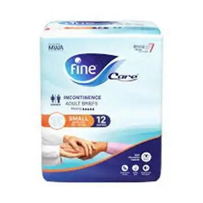 Fine Care Adult Diapers Small 12pcs