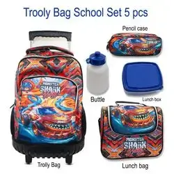 Trolley Bag School Set 5pcs