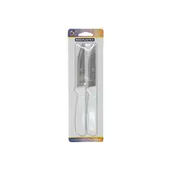 Inox Fruit Knife Plastic Hand 2 Pcs