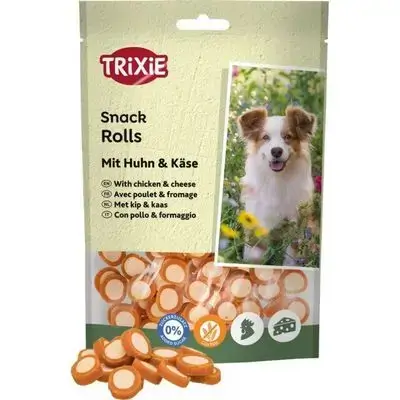 Trixie Chicken Cheese Rolls 100g