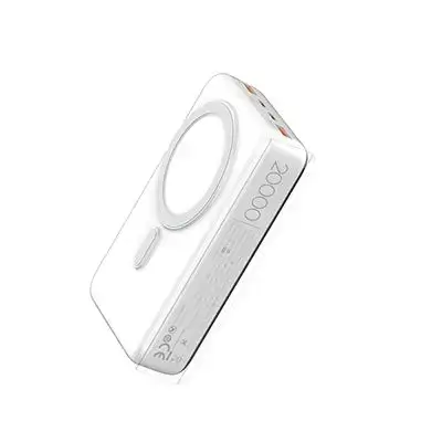 LDNIO P018 Magnetic Wireless Power Bank - White