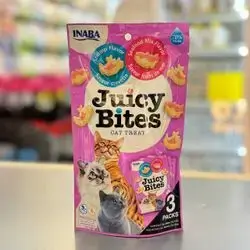 Inaba Juicy Bites Shrimp & Seafood Mix Flavor 3 PACKS