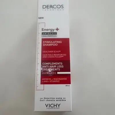 Vichy dercos energy + Stimulating shampoo for sensitive scalp - 200 ml