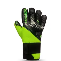 Reusch Attrakt Goalkeeper Gloves (Black & Green)