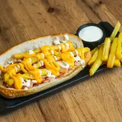 Chicken Shawarma Sandwich With Cheese