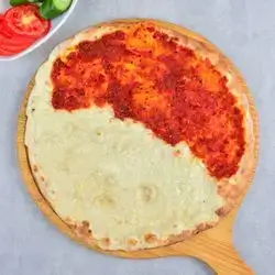 Muhammara And Cheese Manakish