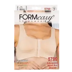 Shapewear Adjustable Sport Bra Shaper L-XL Beige 5700 _ Formeasy