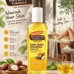 Palmer’s Shea Butter Formula with Vitamin E Raw Shea Nourish Body Oil (250ml)