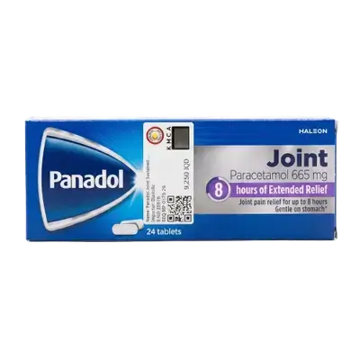 Panadol Joint (Paracetamol 665mg) 8 Hours of Extended Relief 24 Tablets _ HALEON