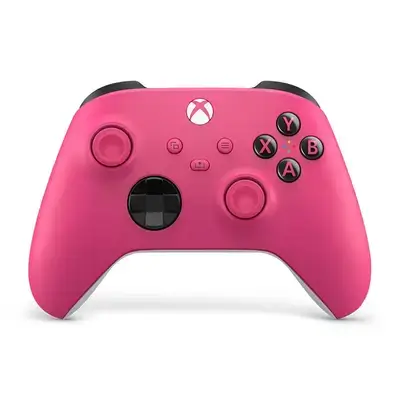 وحدة تحكم لاسلكية Xbox باللون الوردي الداكن