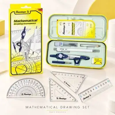 Flamingo Mathematical Drawing Set – 11 Pcs