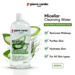 Pierre Cardin Gently Cleansing Micellar Water With Aloe Vera & Hyaluronic Acid - Make-up Cleansing Water 400 ml