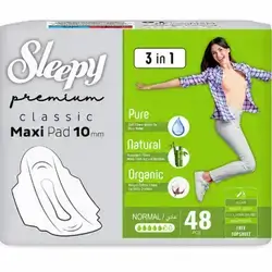 Sleepy Classic Maxi Pad 10mm Normal 48 Pcs