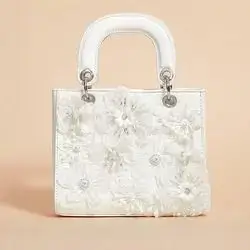 SHEIN Belle Luxury, Glamorous,Elegant, Flower,Women Top Handle Bag,.