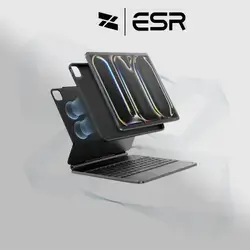 ESR iPad Air 13” (2024) Rebound Series Magnetic Keyboard Case 360 - Black