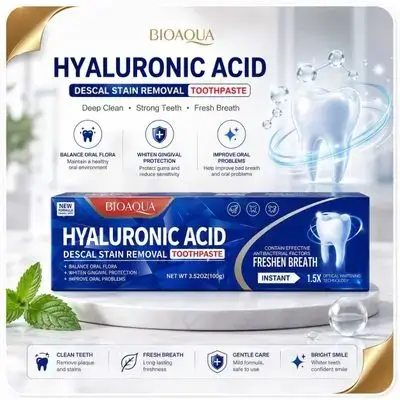 BIOAQUA Hyaluronic Acid Descal Stain Removal Toothpaste
