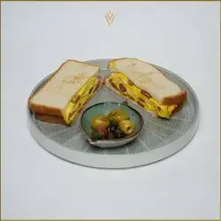 Cheese & Sausage Omelette Toast