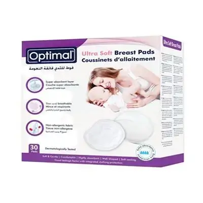 Optimal Ultra Soft Breast Pads 30 Pad