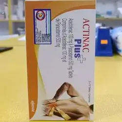 Actinac plus  for back pain 20 tablets