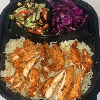Rice And Chicken With Vegetable - 1 Person