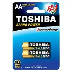 Toshiba Alpha Power (LR6) Qalam 2Pcs