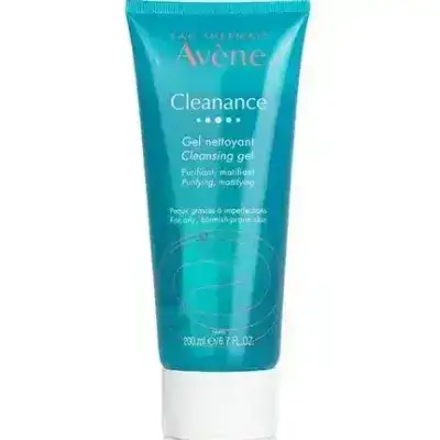 Avène Cleanance Cleansing Gel Soap Free Cleanser for Acne Prone, Oily, Face & Body, Alcohol-Free 200ml