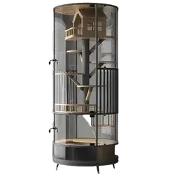 E436  Rotating Cat Cage 360°