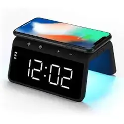 Havit W320 Wireless Charger With Marble Clock