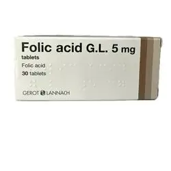 Folic acid G.L 5mg 30 tablets