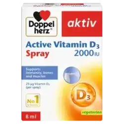 active vitamin d3 spray 2000iu  doppel herz