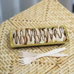 Mini Pancake With Kinder Sauce