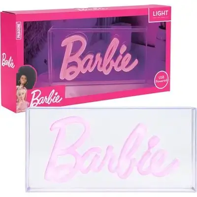 Paladone Barbie Logo LED Neon Light Pink