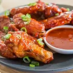 Marinated Wings With Spicy Sauce