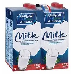 Almarai Low Fat UHT Milk, 4x1L