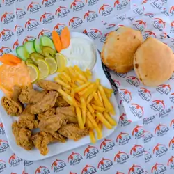 Fried Chicken Wings Meal