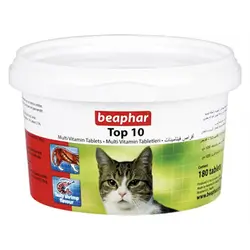 Beaphar Top 10 Cat Multivitamin 180x