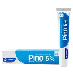 Pino (Benzoyl Peroxide 5%) for Acne Treatment Dermal Gel 30gr _ Ultra Medica
