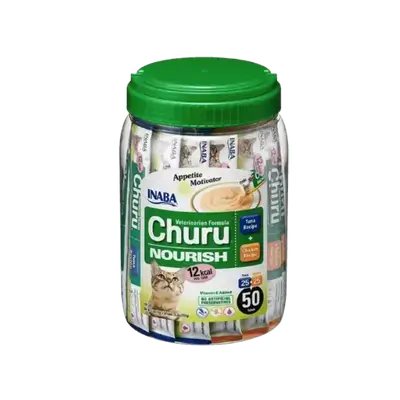 Inaba Churu Nourish - Tuna & Chicken Recipe 50 Tubes
