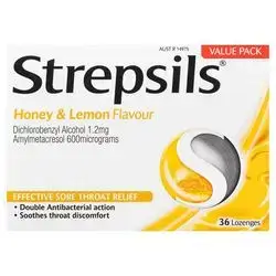 Strepsils Honey & Lemon lozenges