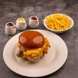 MI 9 Double Chicken Burger