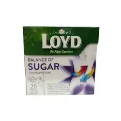 Loyd Balance Of Sugar Food Supplement 20pcsx40g