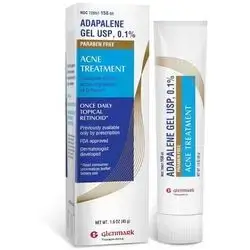 glenmark adapalene gel 0.1% acne treatment 45g