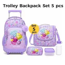 Trolley Bag School Set 5pcs