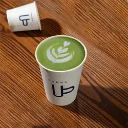Salted Caramel Matcha Latte