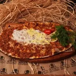 Meat And Egg Lahmacun
